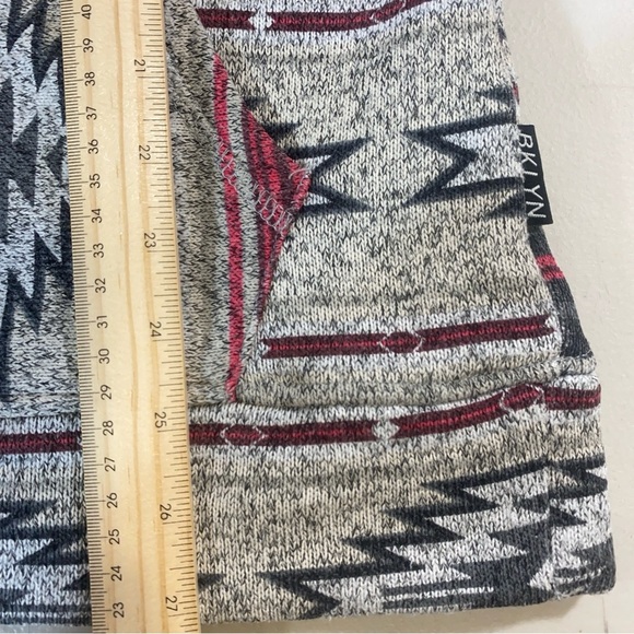 Brooklyn Cloth Southwest Aztec Hoodie Women’s Pullover Tribal Print Size M - Picture 9 of 10